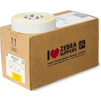 Zebra 880150-025 - (25 mm x 76 mm) 10 Rollen - Schwarz auf weiß - Etikett