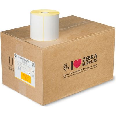 Zebra 800284-605 (Z-Perform 1000D) Etikett Schwarz auf Weiß (102 mm x 152 mm) 12 Rollen