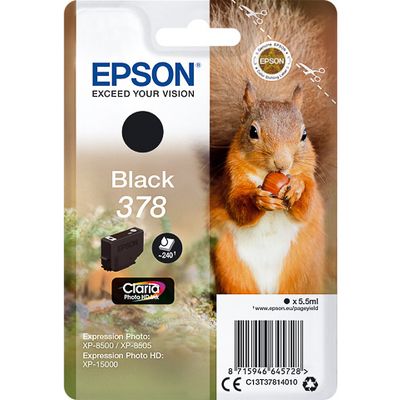 Epson 378 (C13T37814010) - Schwarz - Druckerpatrone