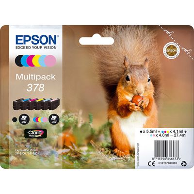 Epson 378 (C13T37884010) - 6-farbig - Druckerpatrone - Multipack