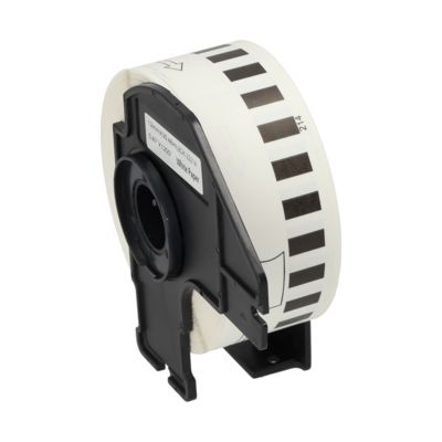 Etikettenrolle kompatibel mit Brother DK-22214 - (12 mm) - Schwarz auf weiß
