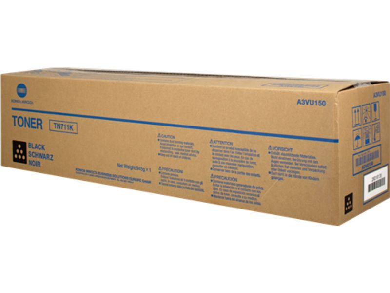 Konica Minolta A3VU150 (TN-711K) - Schwarz - Toner
