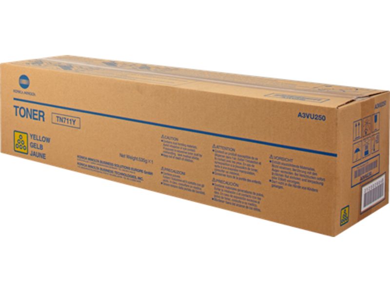 Konica Minolta A3VU250 (TN-711Y) - Gelb - Toner
