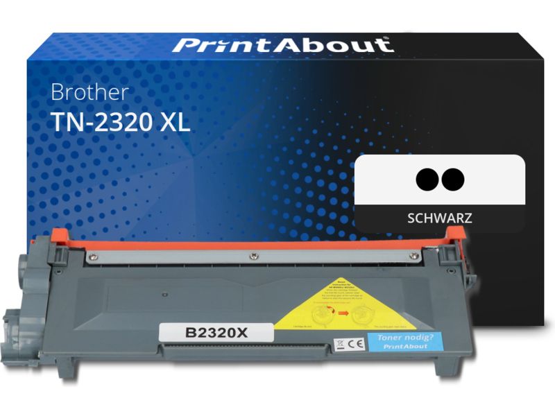 PrintAbout Toner TN-2320 XL Schwarz Multipack Extra hohe Kapazität für Brother