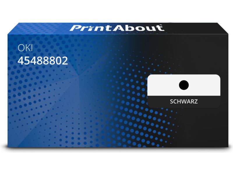 PrintAbout Toner 45488802 Schwarz für OKI