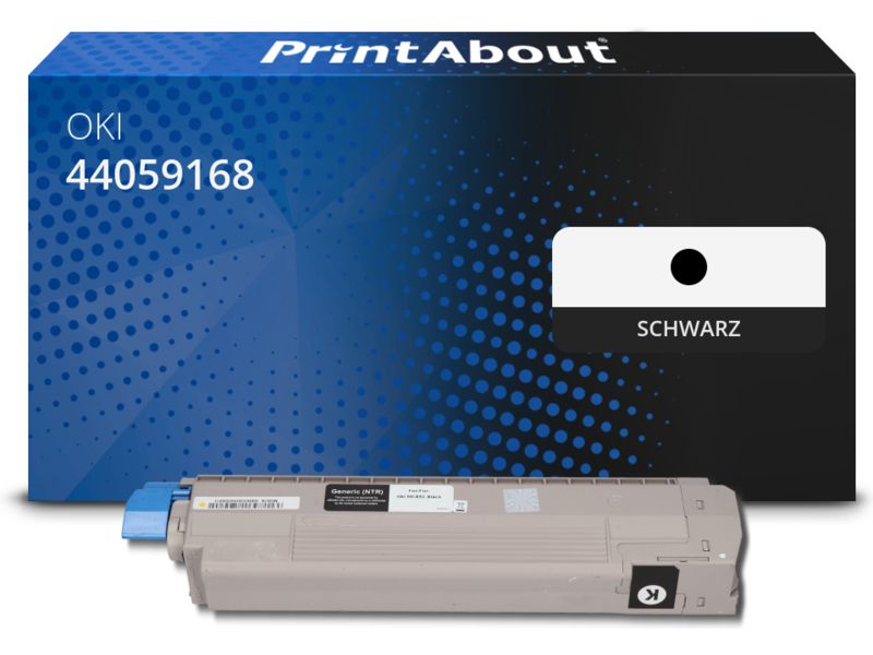 PrintAbout Toner 44059168 Schwarz für OKI