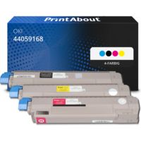 Toner kompatibel mit OKI 44059168 - 4-farbig - Multipack