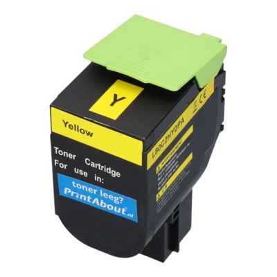 Toner kompatibel mit Lexmark 80C2HY0 (802HY) - Gelb - Hohe Kapazität