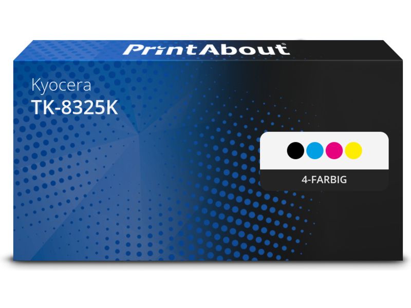 PrintAbout Toner TK-8325K 4-farbig Multipack für Kyocera
