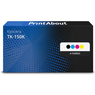 Toner kompatibel mit Kyocera TK-150K - 4-farbig - Multipack