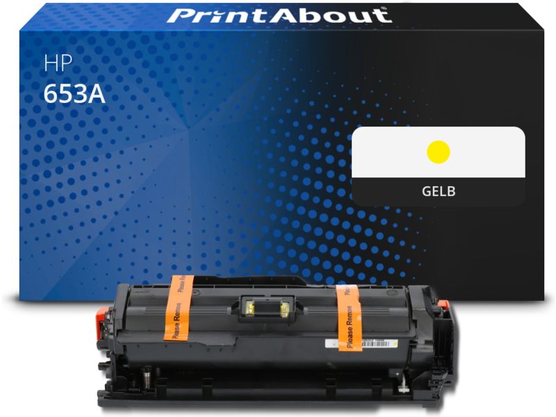 PrintAbout Toner 653A (CF322A) Gelb für HP