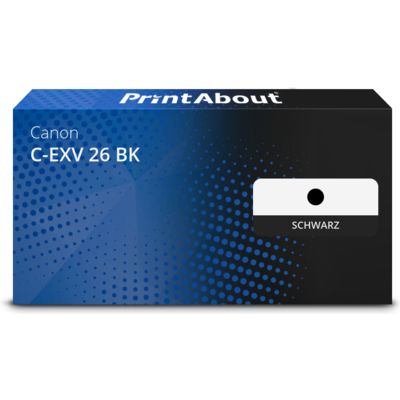 Toner kompatibel mit Canon C-EXV 26 BK - Schwarz