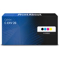 Toner kompatibel mit Canon C-EXV 26 - 4-farbig - Multipack
