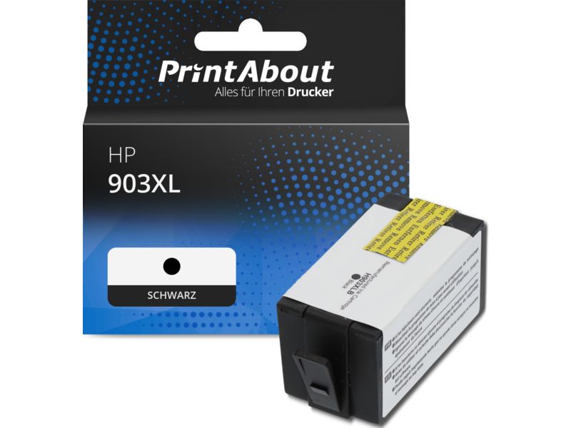 PrintAbout Druckerpatrone 903XL (T6M15AE) Schwarz Hohe Kapazität für HP