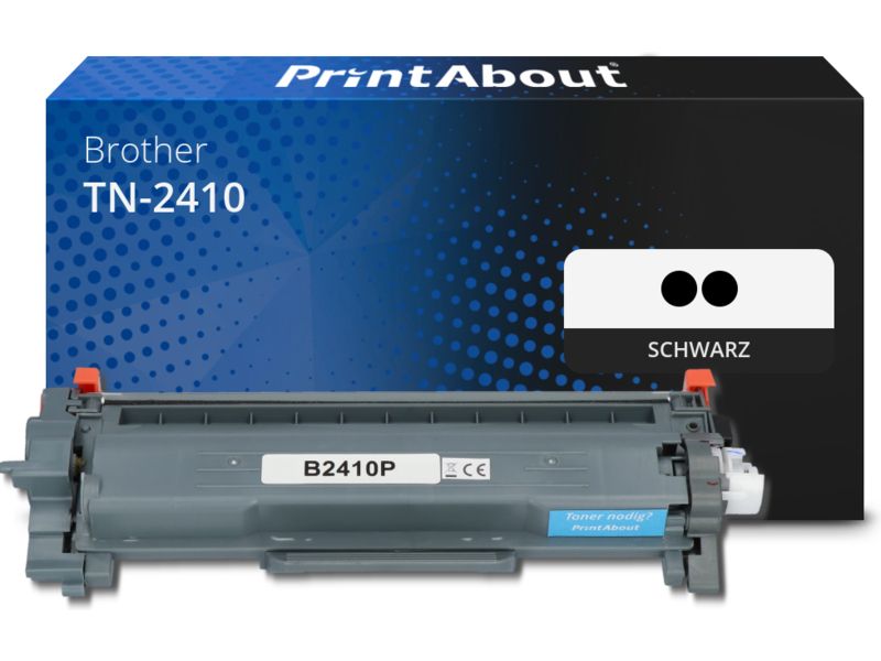 PrintAbout Toner TN-2410 Schwarz Multipack für Brother