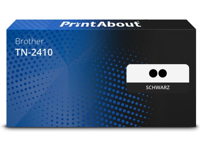 PrintAbout Extra hohe Kapazität Brother TN-2410 - 2x Schwarz - Multipack