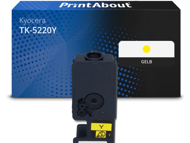 PrintAbout Toner TK-5220Y Gelb für Kyocera