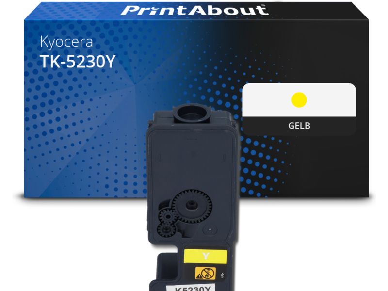 PrintAbout Toner kompatibel mit Kyocera TK-5230Y - Gelb
