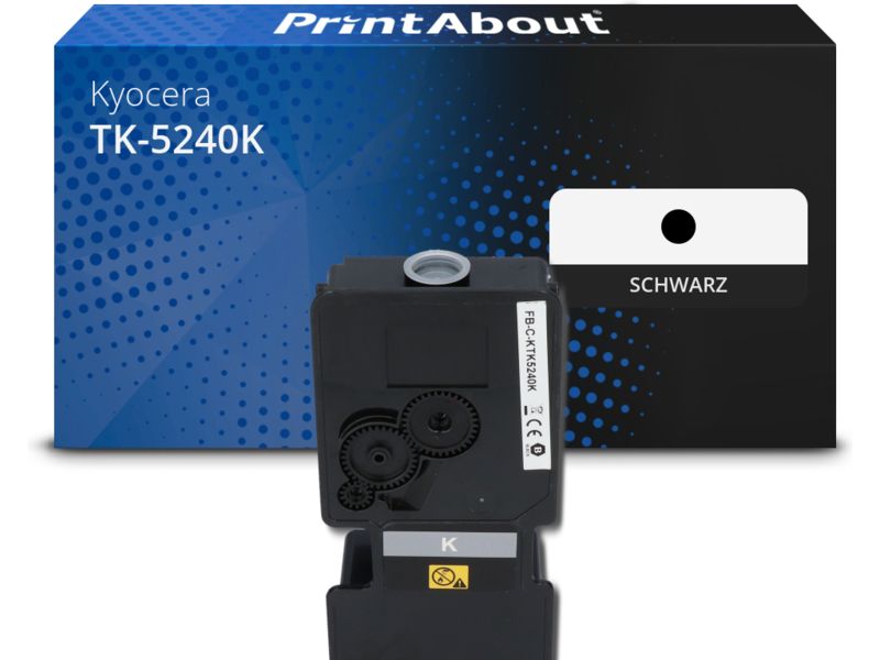 PrintAbout Toner TK-5240K Schwarz für Kyocera