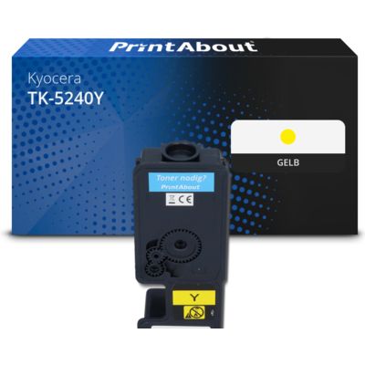 Toner kompatibel mit Kyocera TK-5240Y - Gelb