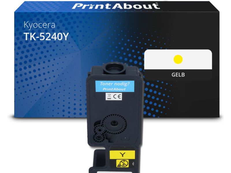 PrintAbout Toner TK-5240Y Gelb für Kyocera