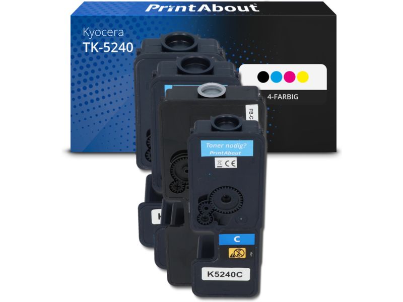 PrintAbout Toner TK-5240 4-farbig Multipack für Kyocera