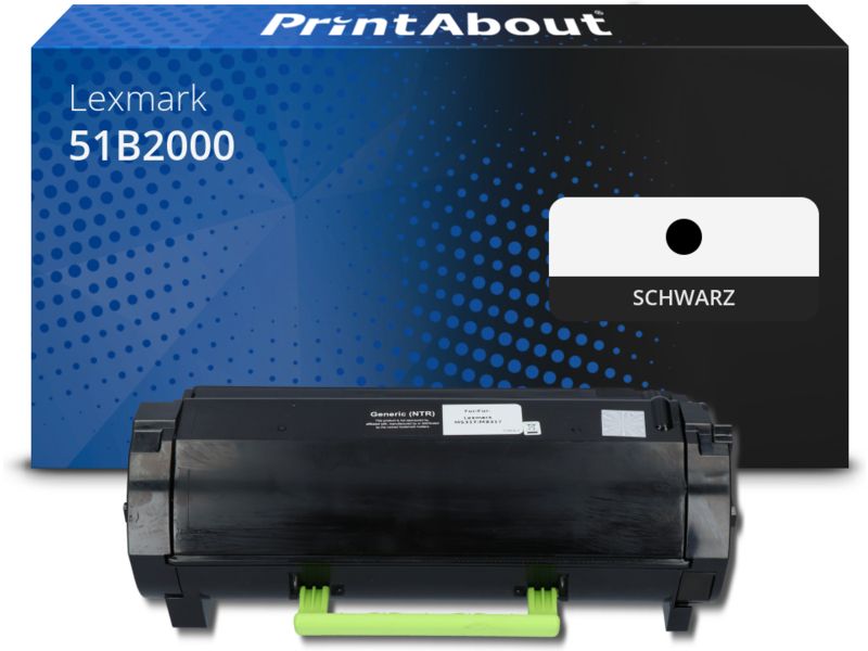 PrintAbout Toner 51B2000 (512) Schwarz für Lexmark