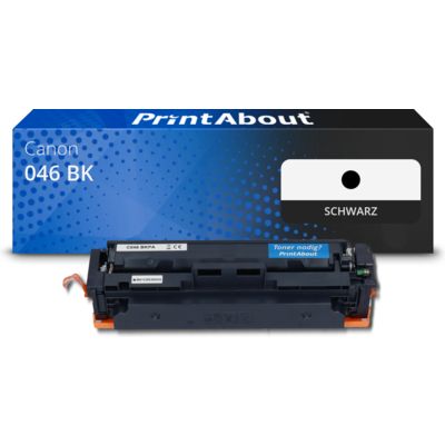 Toner kompatibel mit Canon 046 BK  - Schwarz