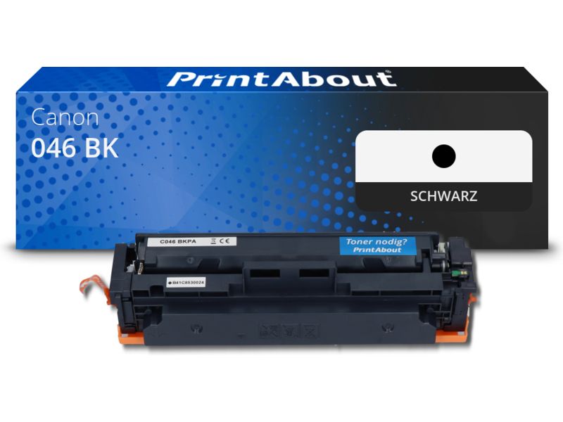PrintAbout Toner 046 BK  Schwarz für Canon