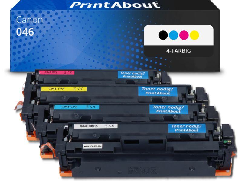 PrintAbout Toner 046  4-farbig Multipack für Canon