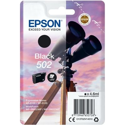 Epson 502 (C13T02V14010) - Schwarz - Druckerpatrone