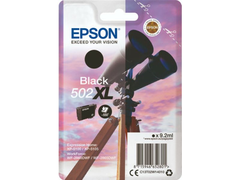 Epson 502XL (C13T02W14010) - Schwarz - Druckerpatrone - Hohe Kapazität
