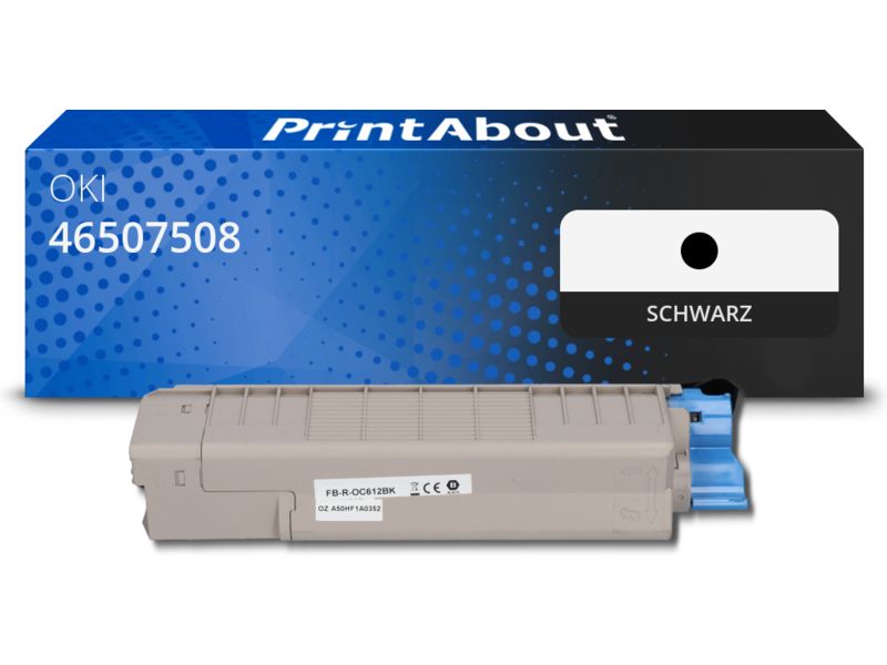 PrintAbout Toner 46507508 Schwarz für OKI