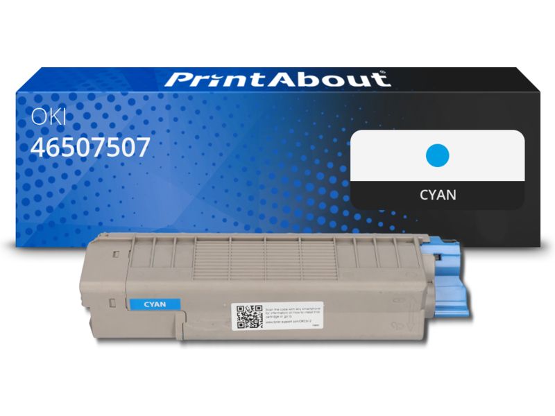 PrintAbout Toner 46507507 Cyan für OKI
