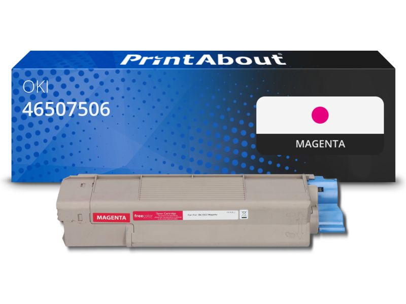 PrintAbout Toner 46507506 Magenta für OKI