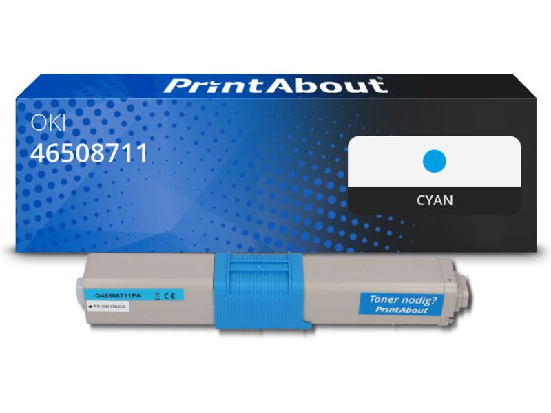 PrintAbout Toner 46508711 Cyan für OKI