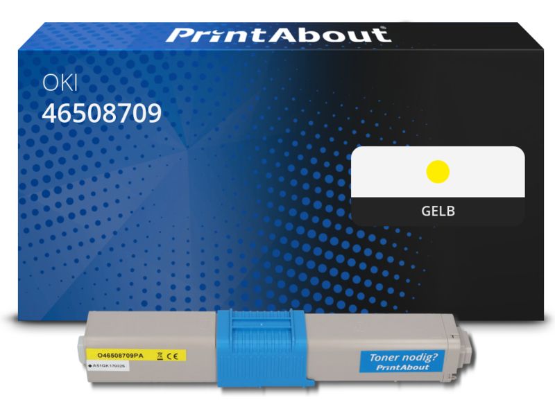 PrintAbout Toner 46508709 Gelb für OKI