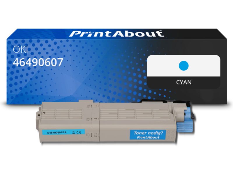 PrintAbout Toner 46490607 Cyan für OKI