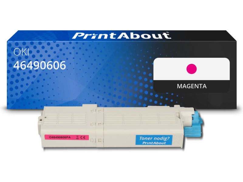 PrintAbout Toner 46490606 Magenta für OKI
