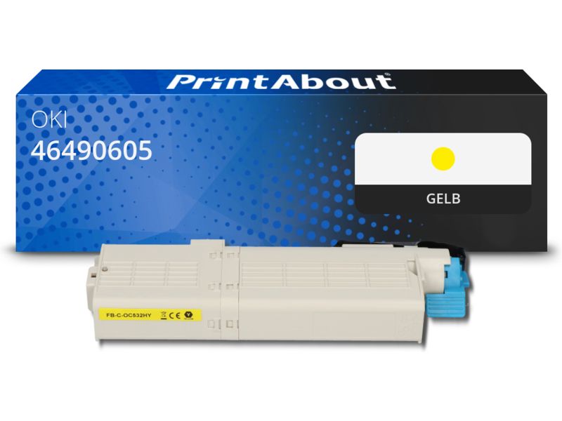 PrintAbout Toner 46490605 Gelb für OKI