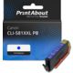 Druckerpatrone kompatibel mit Canon CLI-581XXL PB - Fotoblau - Extra hohe Kapazität