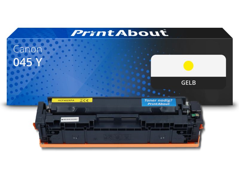 PrintAbout Toner 045 Y  Gelb für Canon