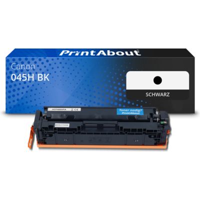 Toner kompatibel mit Canon 045H BK - Schwarz - Hohe Kapazität