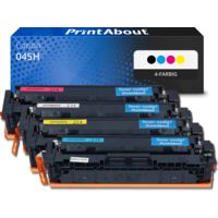 Toner kompatibel mit Canon 045H - 4-farbig - Hohe Kapazität - Multipack