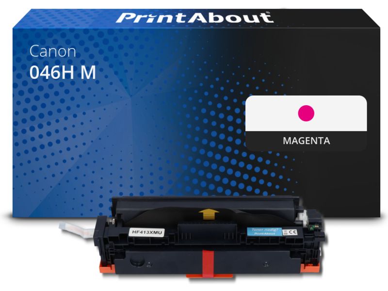 PrintAbout Toner 046H M Magenta Hohe Kapazität für Canon