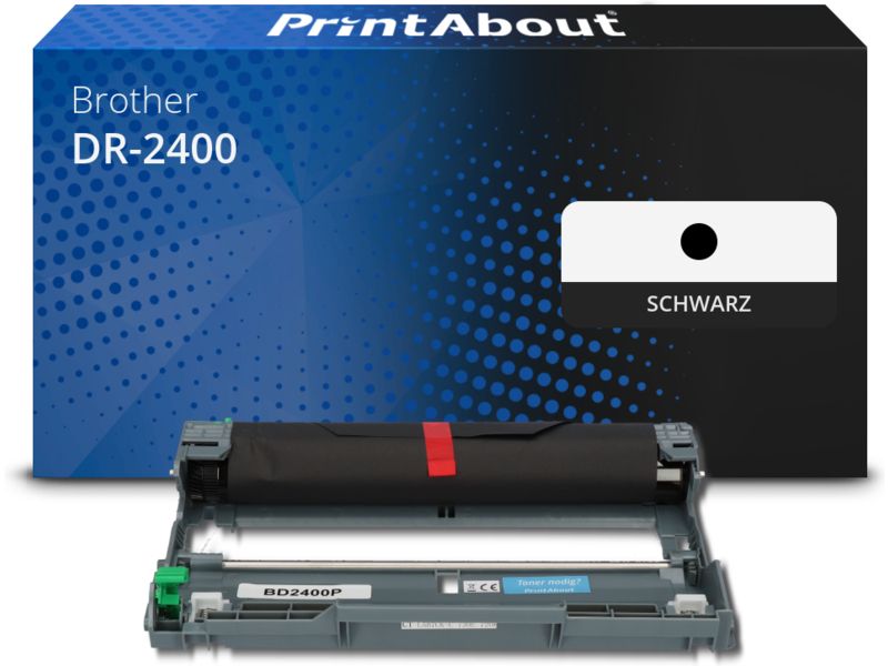 PrintAbout Trommel DR-2400 Schwarz für Brother