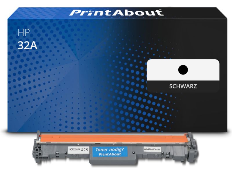 PrintAbout Trommel 32A (CF232A) Schwarz für HP