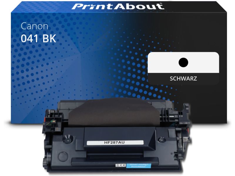 PrintAbout Toner kompatibel mit Canon 041 BK - Schwarz