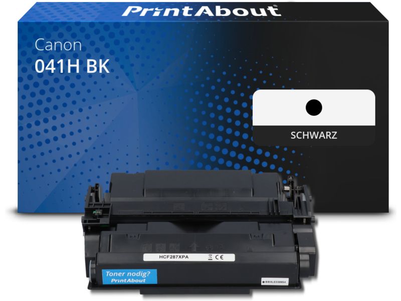 PrintAbout Toner 041H BK  Schwarz Hohe Kapazität für Canon