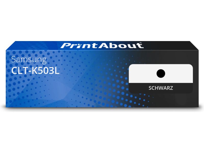 PrintAbout Toner CLT-K503L (SU147A) Schwarz für Samsung